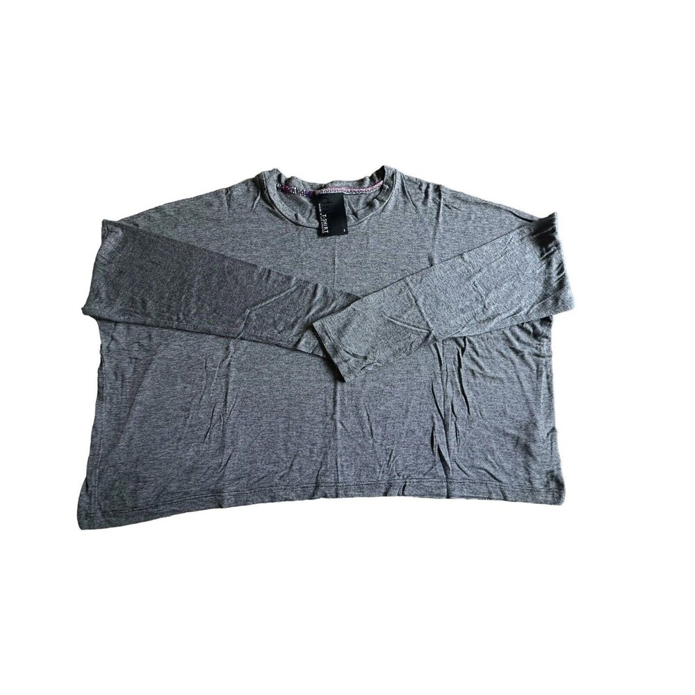 Anthropologie Dolan Women’s Size Small Gray Slouchy 3/4 Sleeve‎ Tee Soft #P5-3